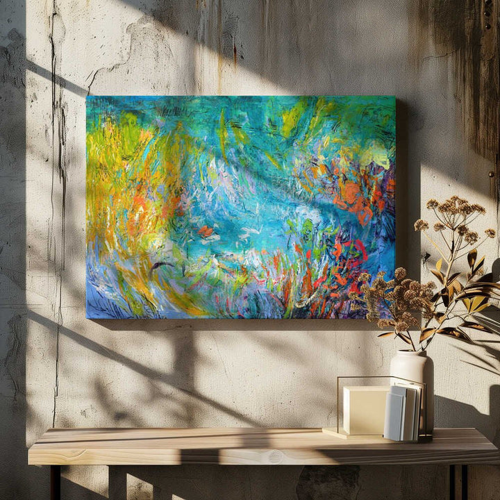 Butterfly Garden - Stretched Canvas, Poster or Fine Art Print - I Heart Wall Art - Poster Print, Canvas Print or Framed Art Print