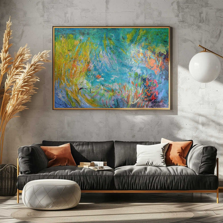 Butterfly Garden - Stretched Canvas, Poster or Fine Art Print - I Heart Wall Art - Poster Print, Canvas Print or Framed Art Print