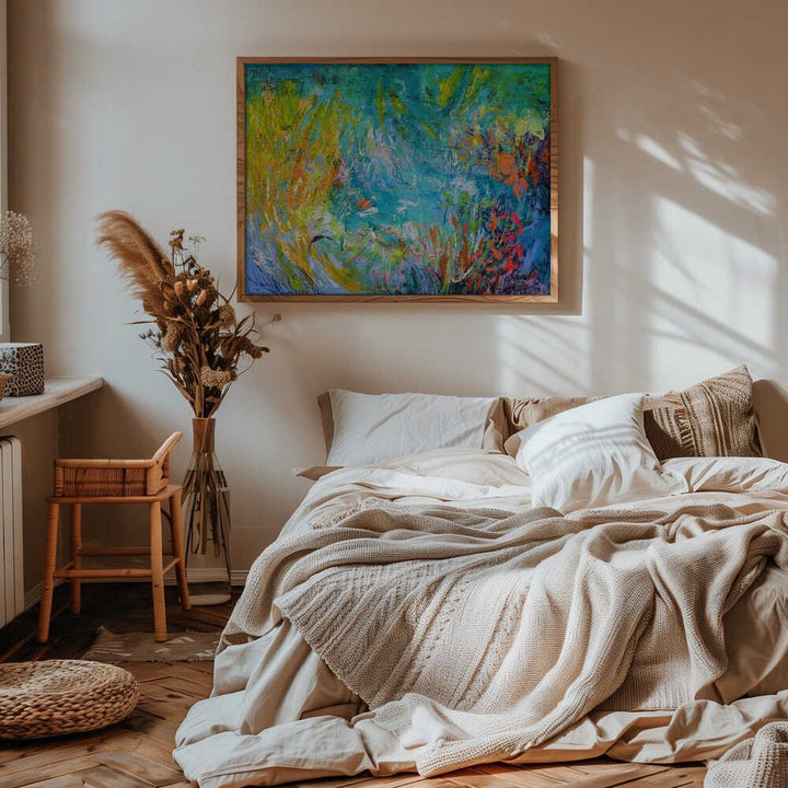 Butterfly Garden - Stretched Canvas, Poster or Fine Art Print - I Heart Wall Art - Poster Print, Canvas Print or Framed Art Print