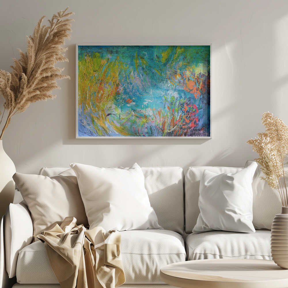 Butterfly Garden - Stretched Canvas, Poster or Fine Art Print - I Heart Wall Art - Poster Print, Canvas Print or Framed Art Print