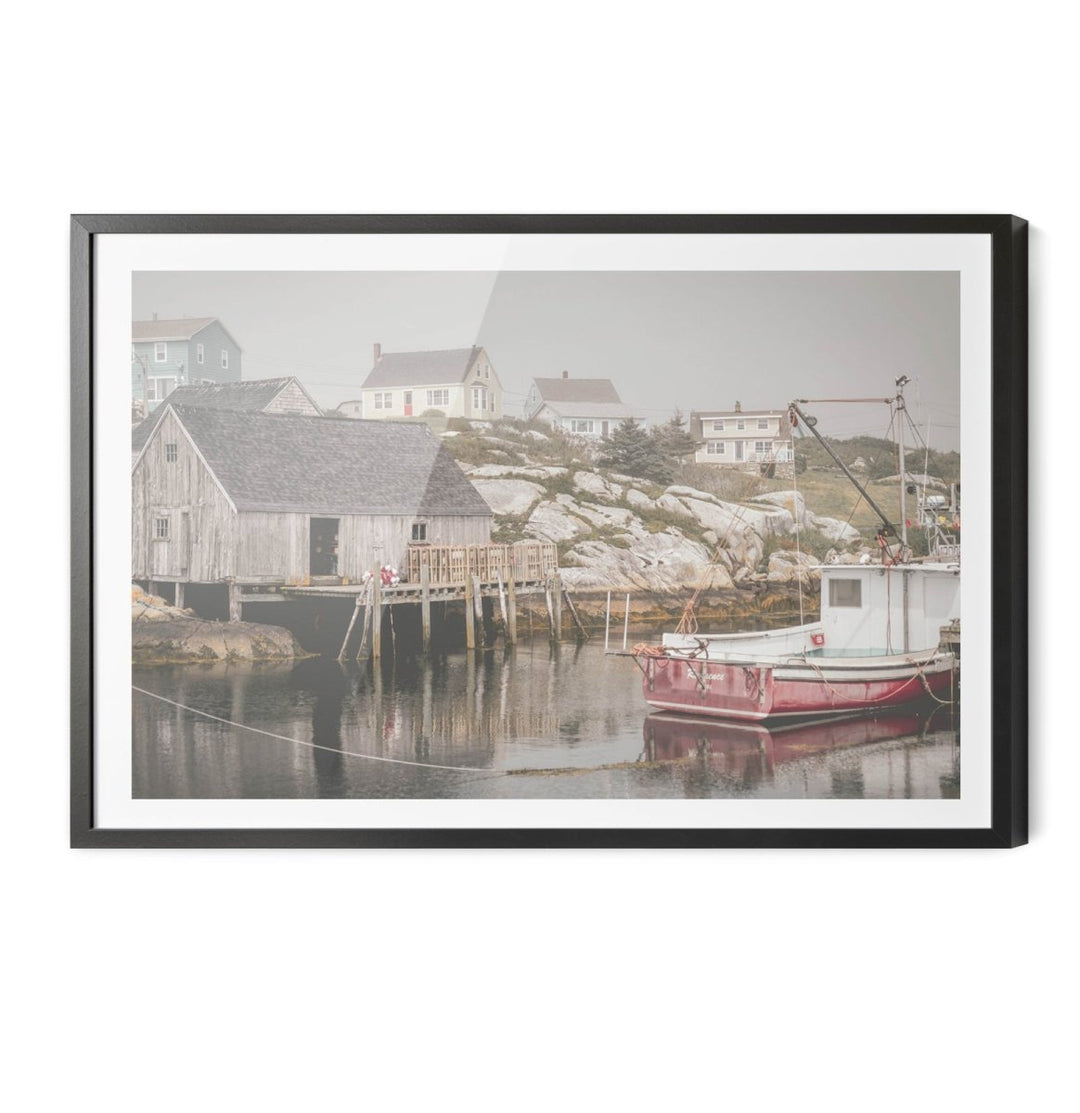 By The Bay - Fishing Boat Coastal Style Photographic Print - I Heart Wall Art - Poster Print, Canvas Print or Framed Art Print