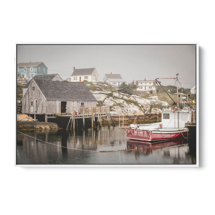 By The Bay - Fishing Boat Coastal Style Photographic Print - I Heart Wall Art - Poster Print, Canvas Print or Framed Art Print