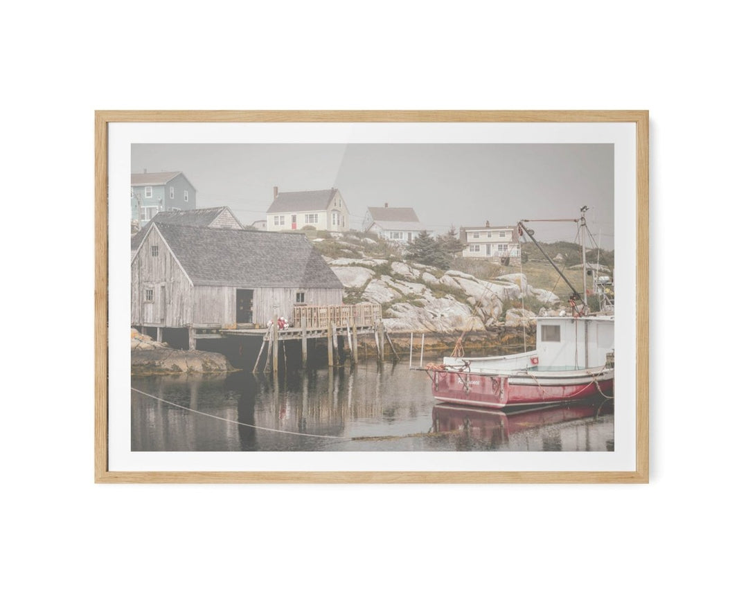 By The Bay - Fishing Boat Coastal Style Photographic Print - I Heart Wall Art - Poster Print, Canvas Print or Framed Art Print