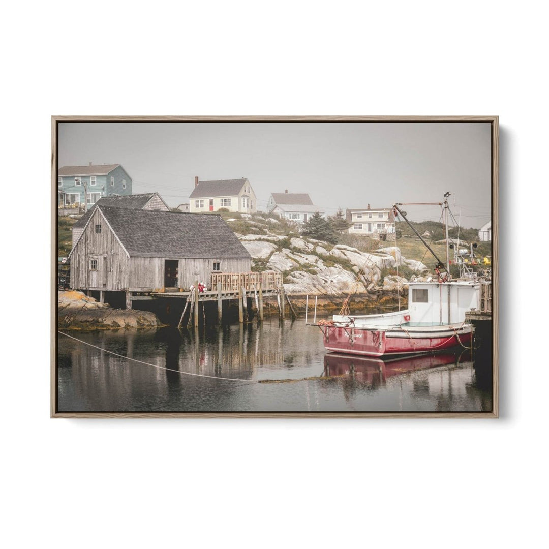 By The Bay - Fishing Boat Coastal Style Photographic Print - I Heart Wall Art - Poster Print, Canvas Print or Framed Art Print