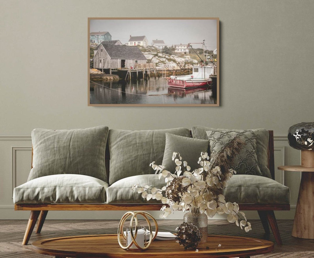 By The Bay - Fishing Boat Coastal Style Photographic Print - I Heart Wall Art - Poster Print, Canvas Print or Framed Art Print