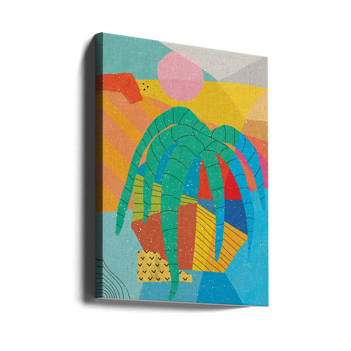 By the Beach - Stretched Canvas, Poster or Fine Art Print I Heart Wall Art