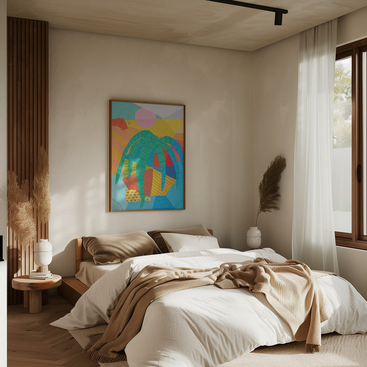By the Beach - Stretched Canvas, Poster or Fine Art Print I Heart Wall Art