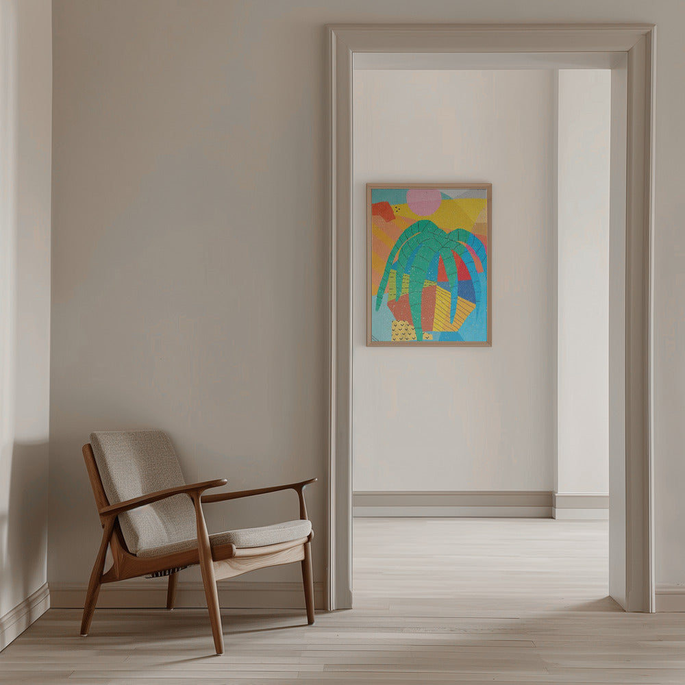 By the Beach - Stretched Canvas, Poster or Fine Art Print I Heart Wall Art