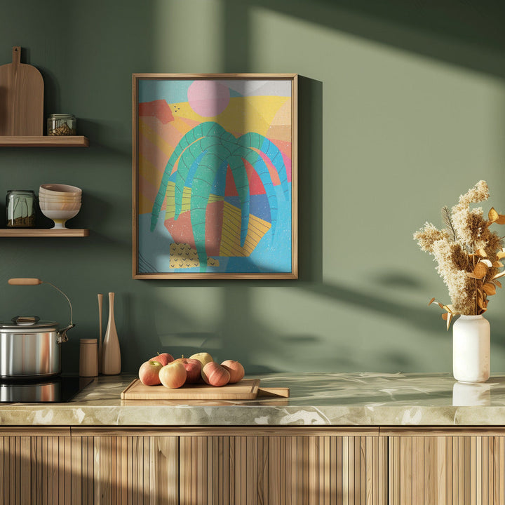 By the Beach - Stretched Canvas, Poster or Fine Art Print I Heart Wall Art