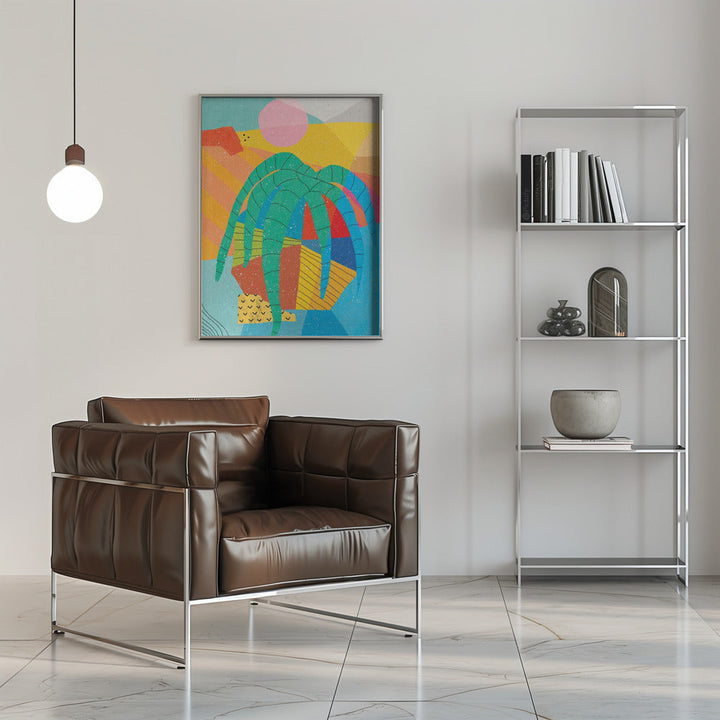 By the Beach - Stretched Canvas, Poster or Fine Art Print I Heart Wall Art