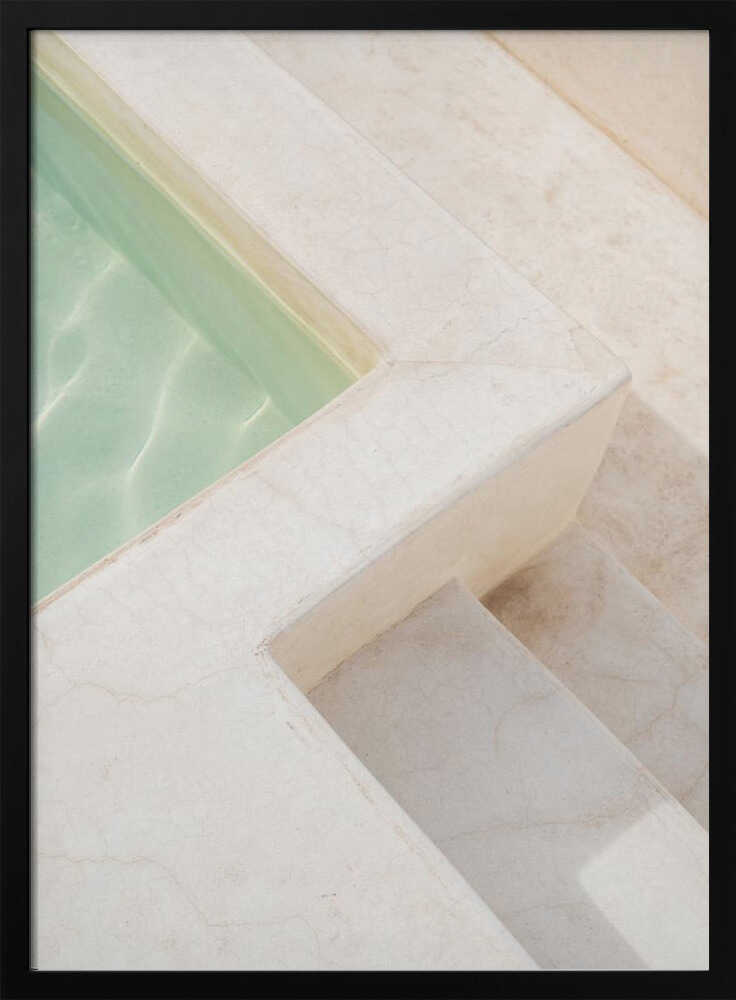 By the Pool - Stretched Canvas, Poster or Fine Art Print - I Heart Wall Art - Poster Print, Canvas Print or Framed Art Print