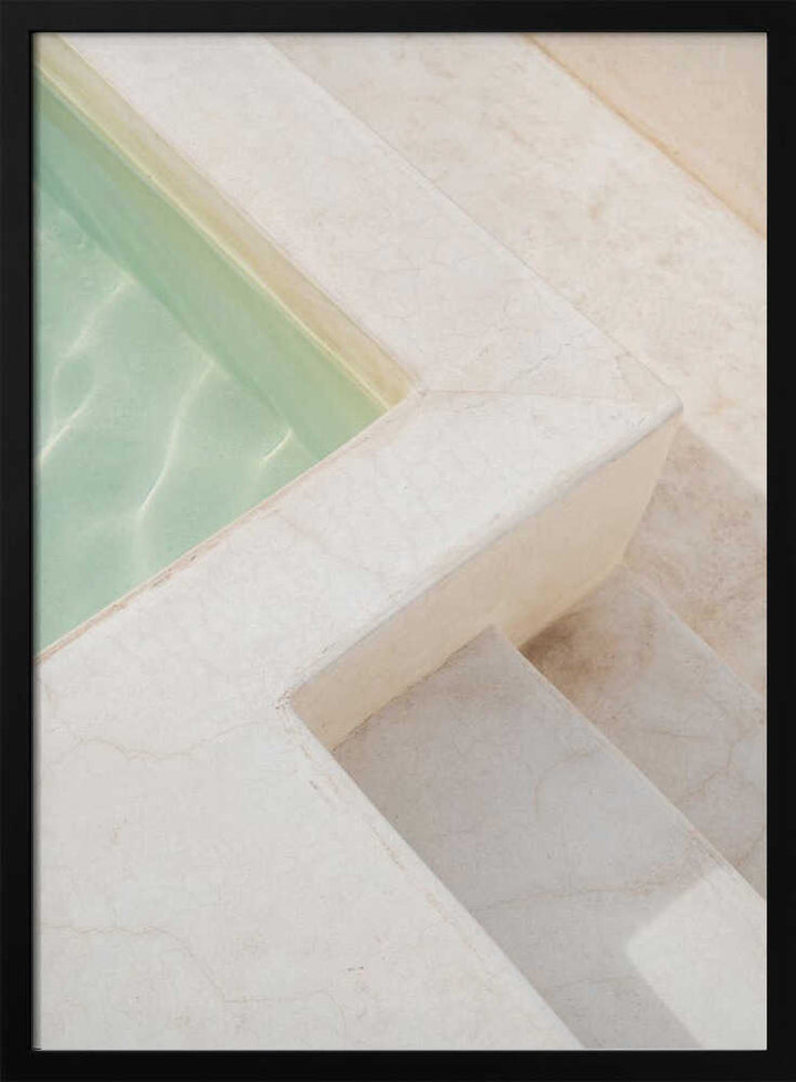 By the Pool - Stretched Canvas, Poster or Fine Art Print - I Heart Wall Art - Poster Print, Canvas Print or Framed Art Print