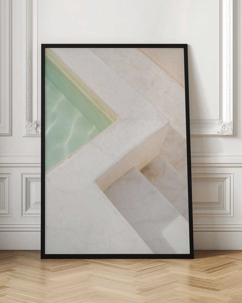 By the Pool - Stretched Canvas, Poster or Fine Art Print - I Heart Wall Art - Poster Print, Canvas Print or Framed Art Print