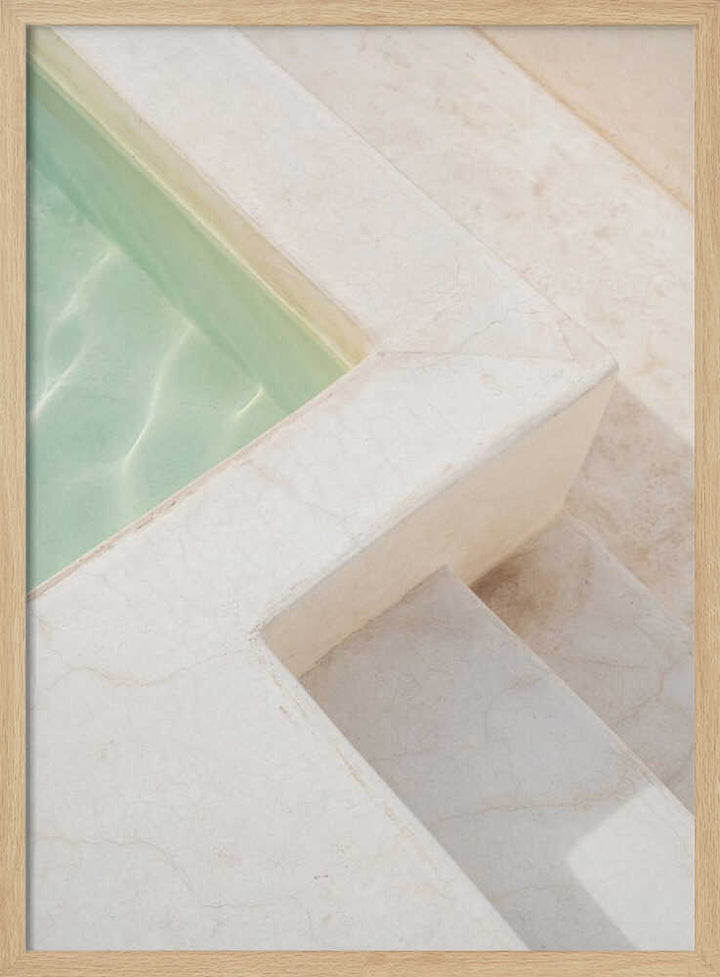 By the Pool - Stretched Canvas, Poster or Fine Art Print - I Heart Wall Art - Poster Print, Canvas Print or Framed Art Print