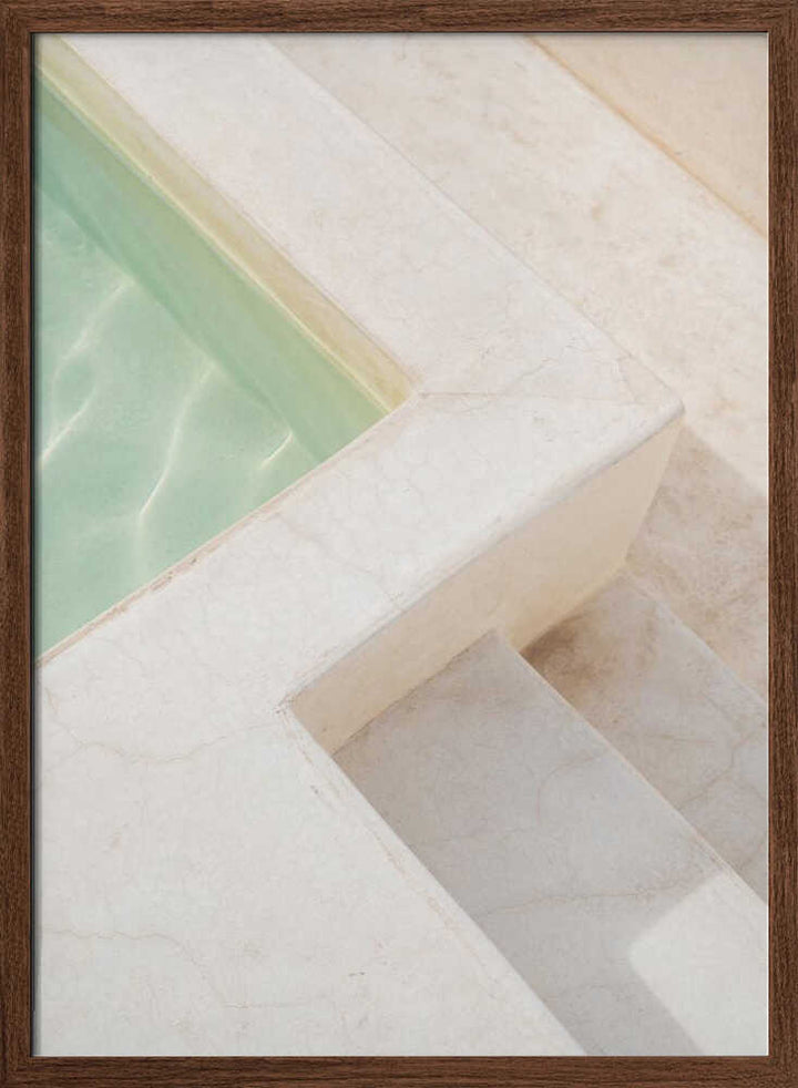 By the Pool - Stretched Canvas, Poster or Fine Art Print - I Heart Wall Art - Poster Print, Canvas Print or Framed Art Print