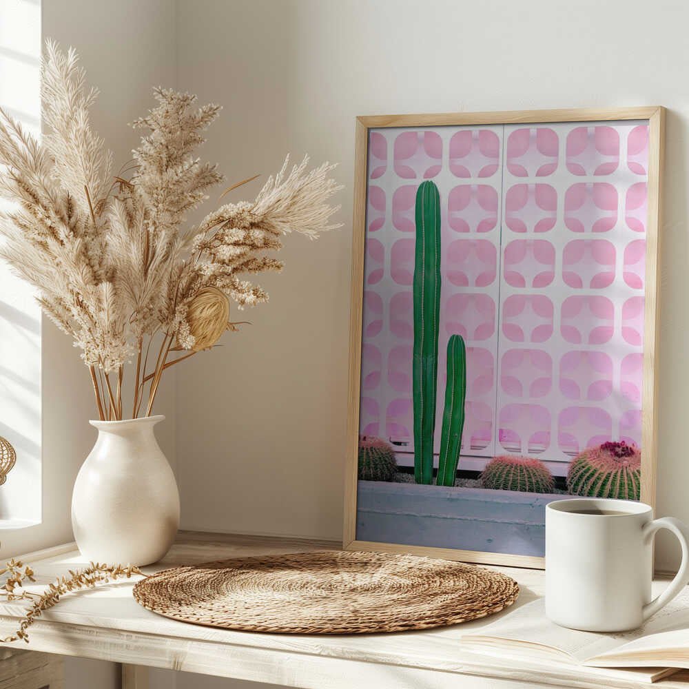 Cact - Hi! - Stretched Canvas, Poster or Fine Art Print - I Heart Wall Art - Poster Print, Canvas Print or Framed Art Print