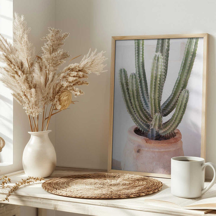 Cactus Serenity - Stretched Canvas, Poster or Fine Art Print - I Heart Wall Art - Poster Print, Canvas Print or Framed Art Print