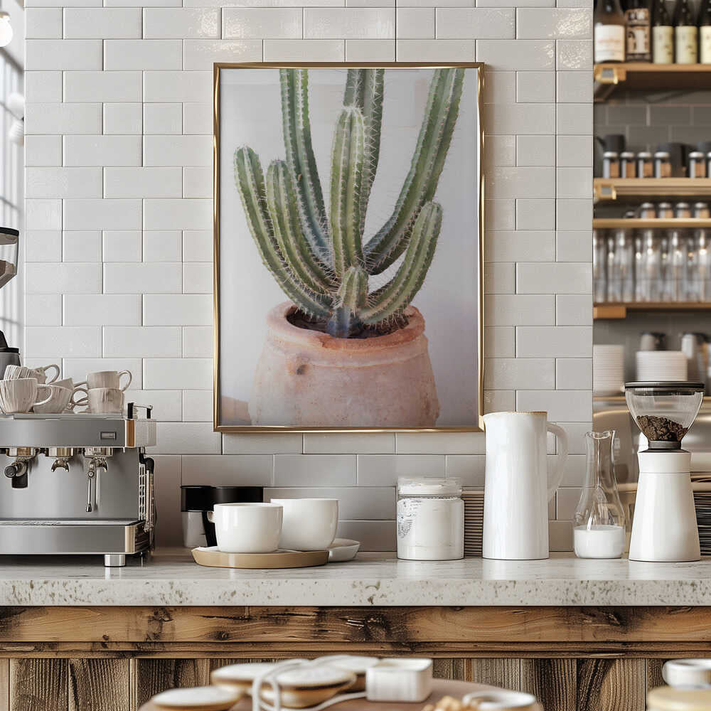Cactus Serenity - Stretched Canvas, Poster or Fine Art Print - I Heart Wall Art - Poster Print, Canvas Print or Framed Art Print