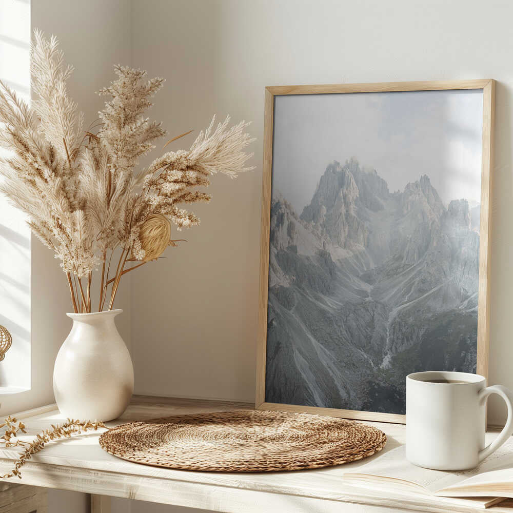 Cadini Di Misurina Peaks - Stretched Canvas, Poster or Fine Art Print - I Heart Wall Art - Poster Print, Canvas Print or Framed Art Print