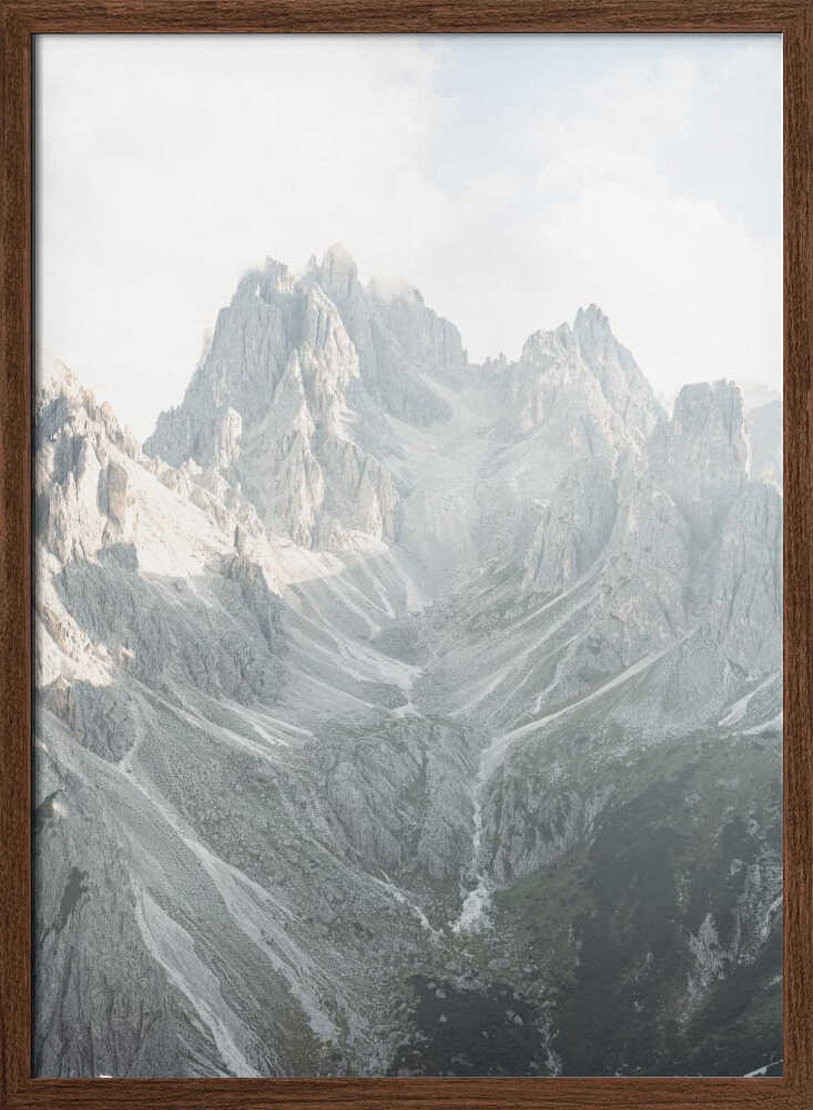 Cadini Di Misurina Peaks - Stretched Canvas, Poster or Fine Art Print - I Heart Wall Art - Poster Print, Canvas Print or Framed Art Print