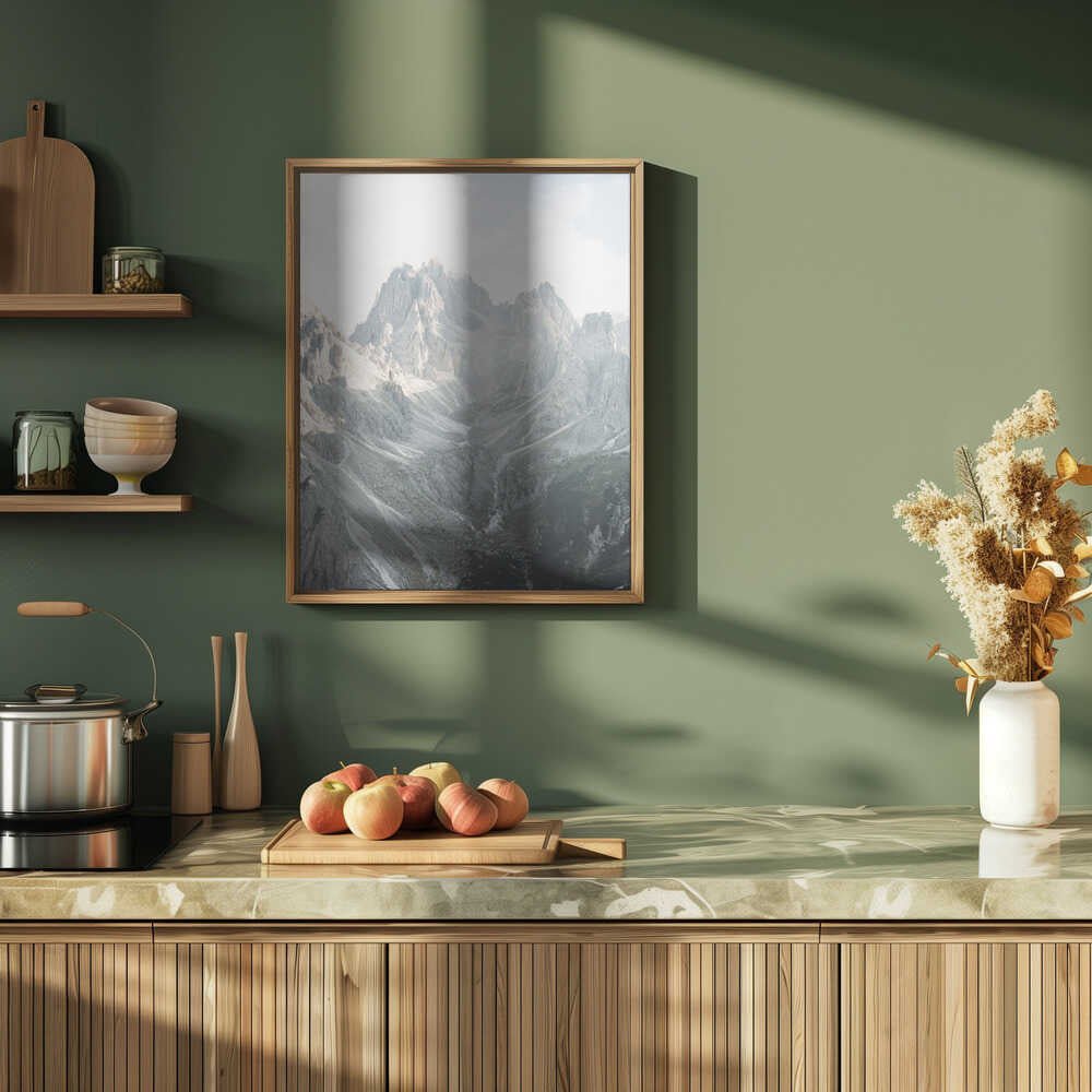 Cadini Di Misurina Peaks - Stretched Canvas, Poster or Fine Art Print - I Heart Wall Art - Poster Print, Canvas Print or Framed Art Print