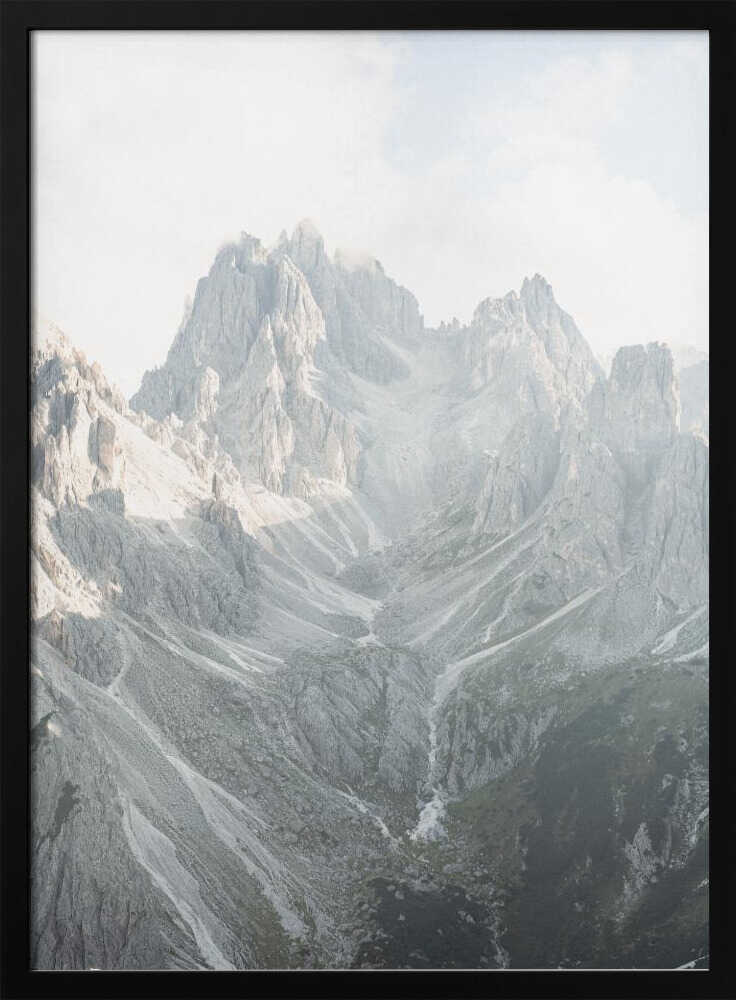 Cadini Di Misurina Peaks - Stretched Canvas, Poster or Fine Art Print - I Heart Wall Art - Poster Print, Canvas Print or Framed Art Print