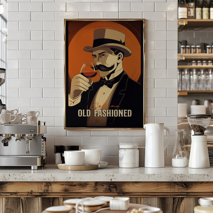 Call Me Old Fashioned - Stretched Canvas, Poster or Fine Art Print I Heart Wall Art