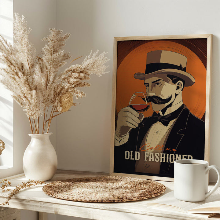 Call Me Old Fashioned - Stretched Canvas, Poster or Fine Art Print I Heart Wall Art