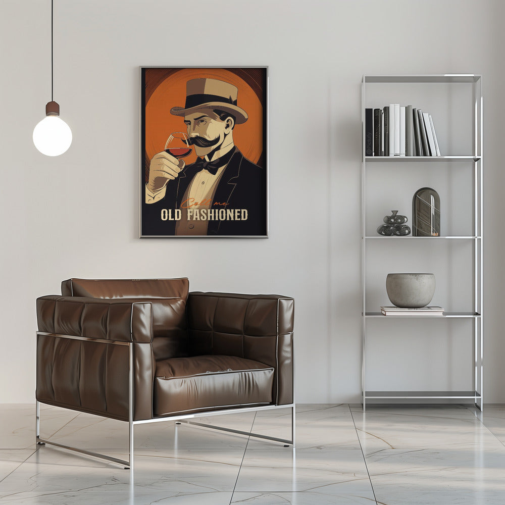 Call Me Old Fashioned - Stretched Canvas, Poster or Fine Art Print I Heart Wall Art