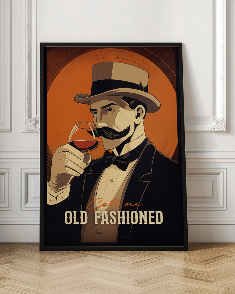 Call Me Old Fashioned - Stretched Canvas, Poster or Fine Art Print I Heart Wall Art