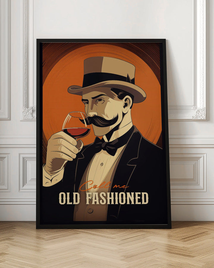 Call Me Old Fashioned - Stretched Canvas, Poster or Fine Art Print I Heart Wall Art