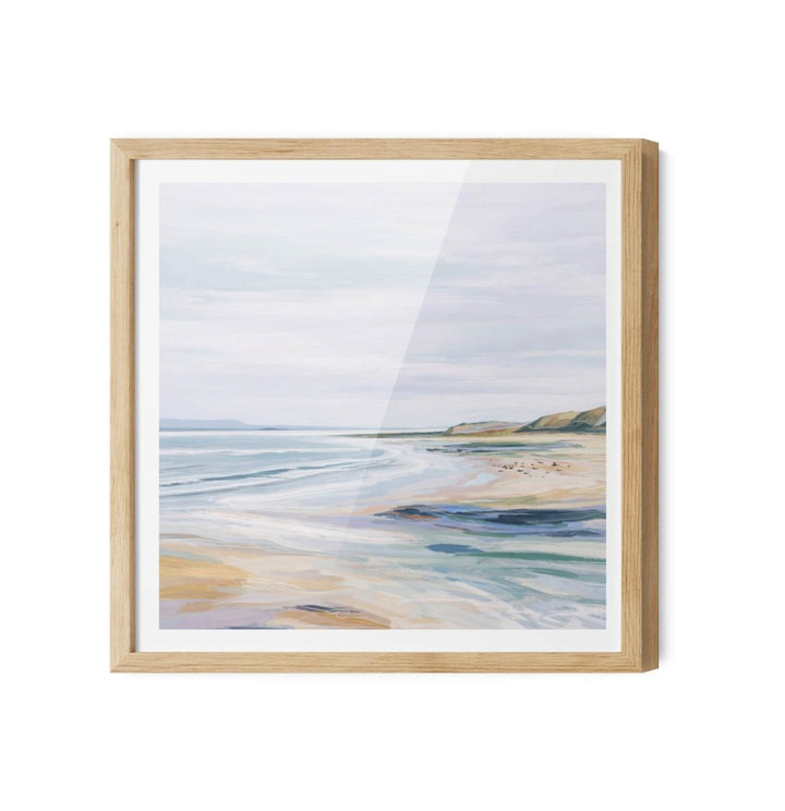 Calm Coast - Square Coastal Wall Art Print - I Heart Wall Art - Poster Print, Canvas Print or Framed Art Print