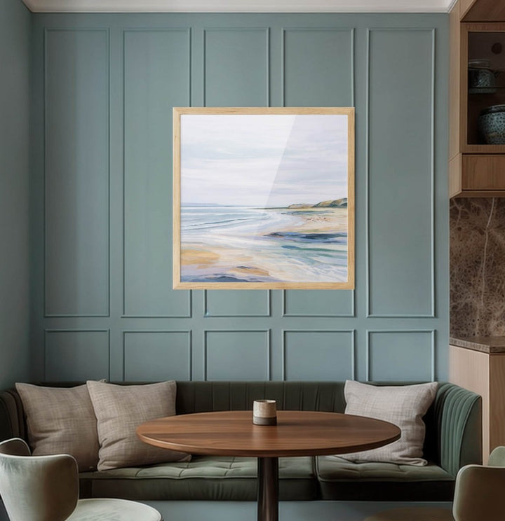 Calm Coast - Square Coastal Wall Art Print - I Heart Wall Art - Poster Print, Canvas Print or Framed Art Print
