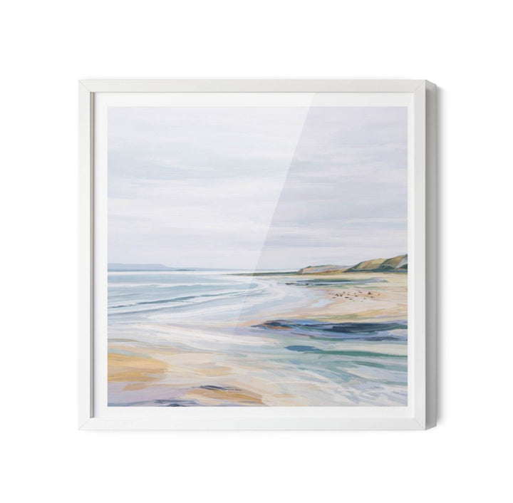 Calm Coast - Square Coastal Wall Art Print - I Heart Wall Art - Poster Print, Canvas Print or Framed Art Print