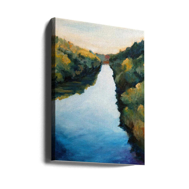Calm River - Stretched Canvas, Poster or Fine Art Print - I Heart Wall Art - Poster Print, Canvas Print or Framed Art Print