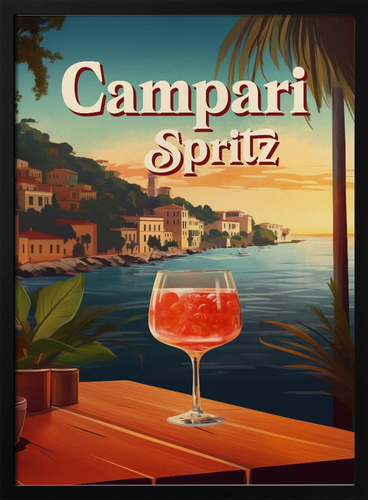 Campari Spritz - Stretched Canvas, Poster or Fine Art Print I Heart Wall Art