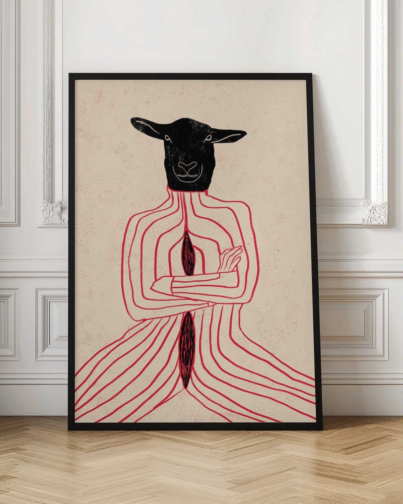 CANNIBAL I - Stretched Canvas, Poster or Fine Art Print - I Heart Wall Art - Poster Print, Canvas Print or Framed Art Print