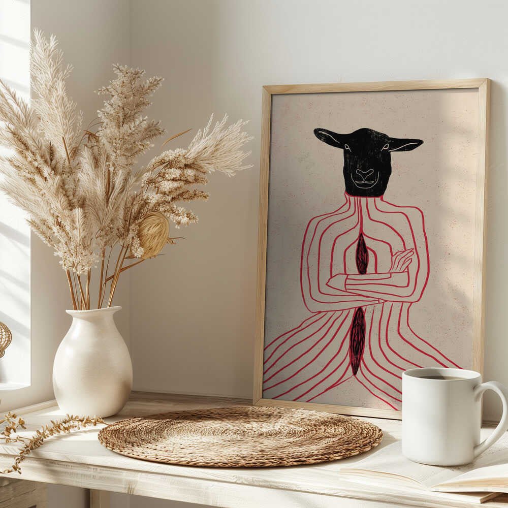 CANNIBAL I - Stretched Canvas, Poster or Fine Art Print - I Heart Wall Art - Poster Print, Canvas Print or Framed Art Print