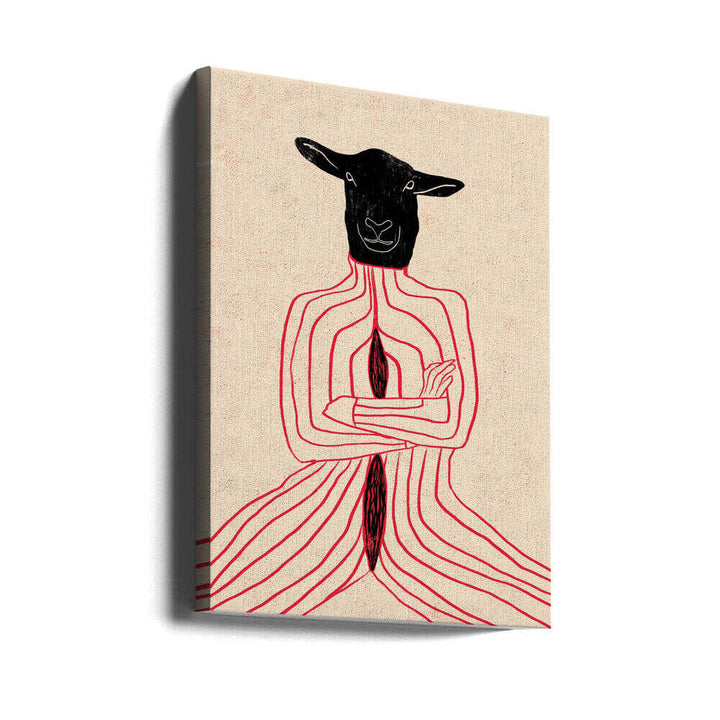 CANNIBAL I - Stretched Canvas, Poster or Fine Art Print - I Heart Wall Art - Poster Print, Canvas Print or Framed Art Print