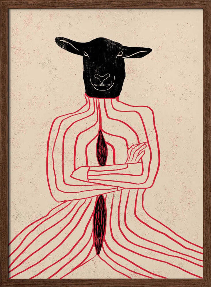 CANNIBAL I - Stretched Canvas, Poster or Fine Art Print - I Heart Wall Art - Poster Print, Canvas Print or Framed Art Print