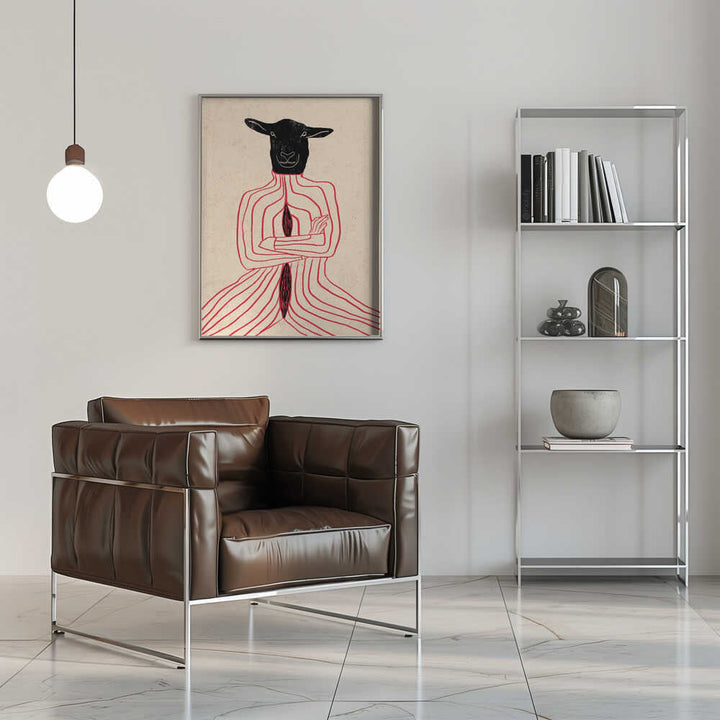 CANNIBAL I - Stretched Canvas, Poster or Fine Art Print - I Heart Wall Art - Poster Print, Canvas Print or Framed Art Print