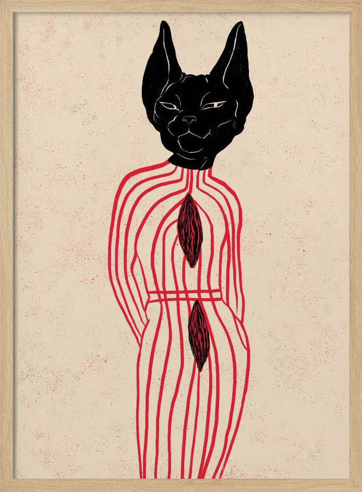CANNIBAL II - Stretched Canvas, Poster or Fine Art Print - I Heart Wall Art - Poster Print, Canvas Print or Framed Art Print