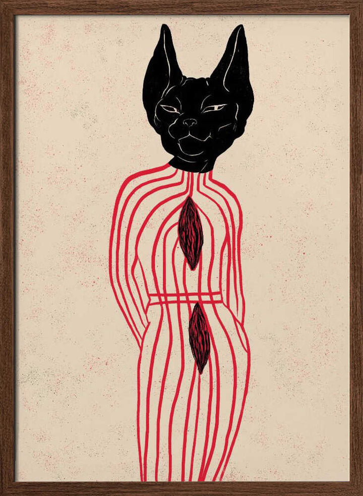 CANNIBAL II - Stretched Canvas, Poster or Fine Art Print - I Heart Wall Art - Poster Print, Canvas Print or Framed Art Print