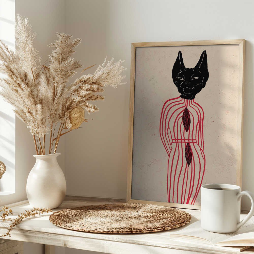 CANNIBAL II - Stretched Canvas, Poster or Fine Art Print - I Heart Wall Art - Poster Print, Canvas Print or Framed Art Print