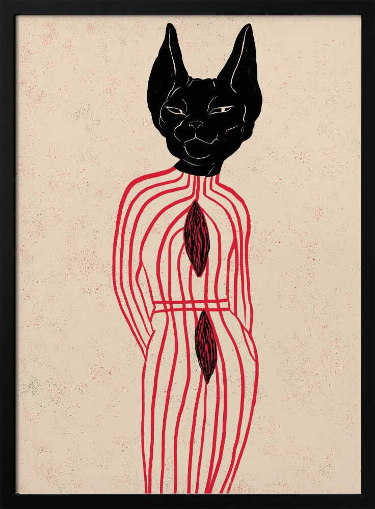 CANNIBAL II - Stretched Canvas, Poster or Fine Art Print - I Heart Wall Art - Poster Print, Canvas Print or Framed Art Print