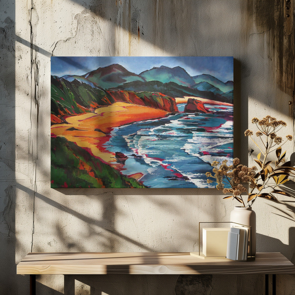 Cannon Beach - Stretched Canvas, Poster or Fine Art Print I Heart Wall Art