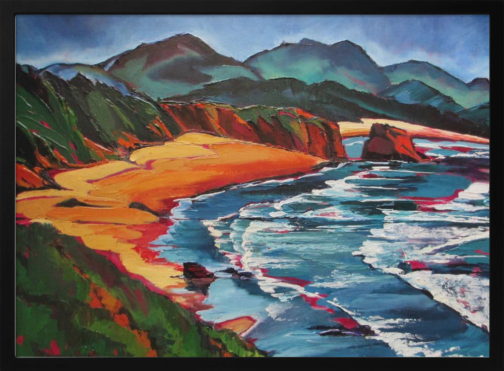 Cannon Beach - Stretched Canvas, Poster or Fine Art Print I Heart Wall Art