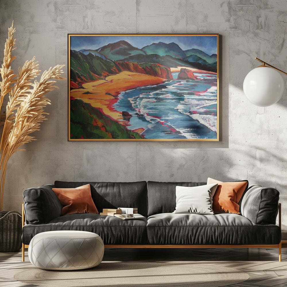 Cannon Beach - Stretched Canvas, Poster or Fine Art Print I Heart Wall Art