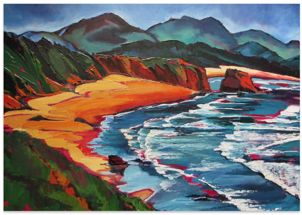 Cannon Beach - Stretched Canvas, Poster or Fine Art Print I Heart Wall Art