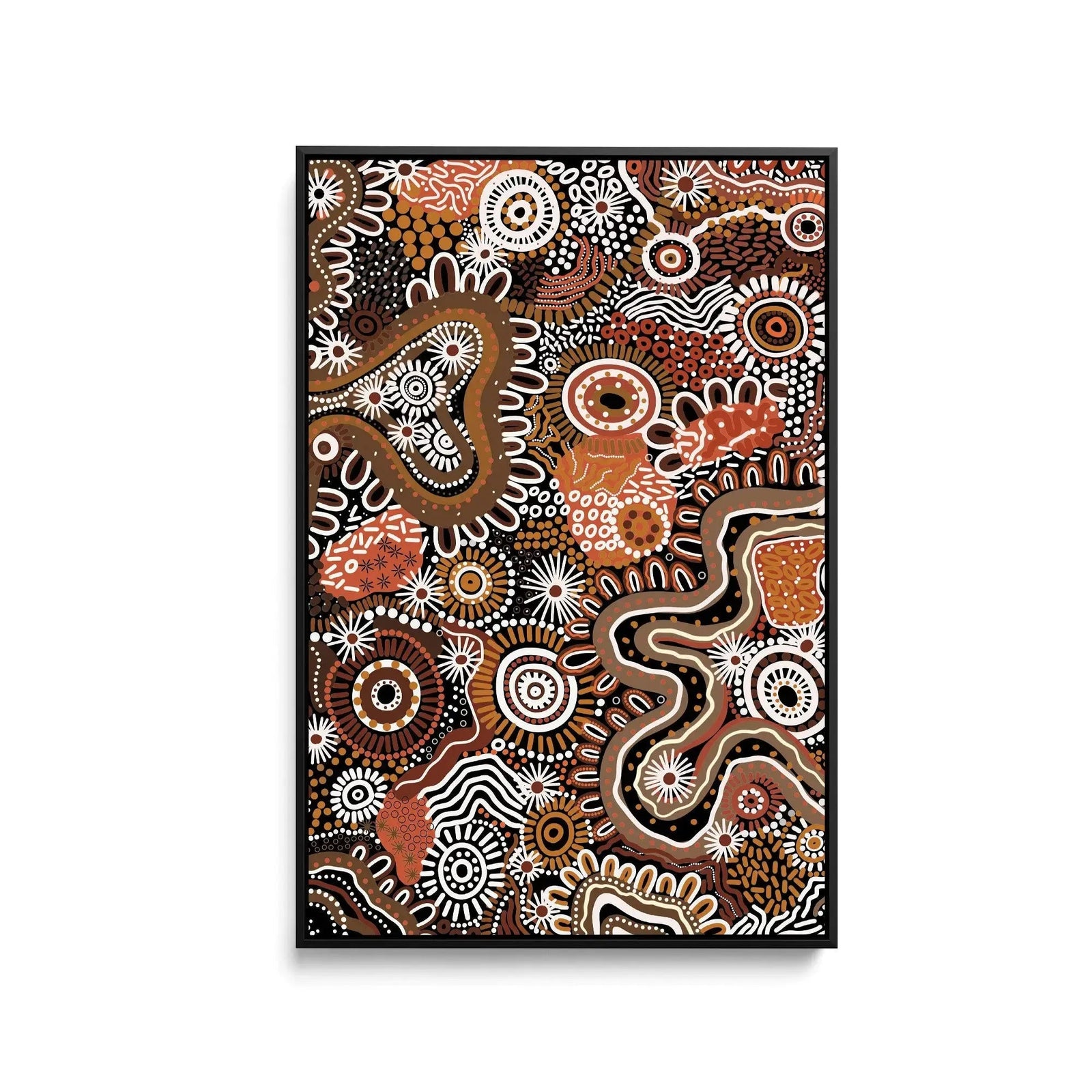 Canobie - Dry Season Edition 2 by Leah Cummins -  Stretched Canvas Print or Framed Fine Art Print - Artwork I Heart Wall Art Australia 